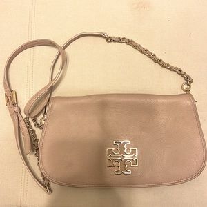 Tory Burch Nude Leather Crossbody